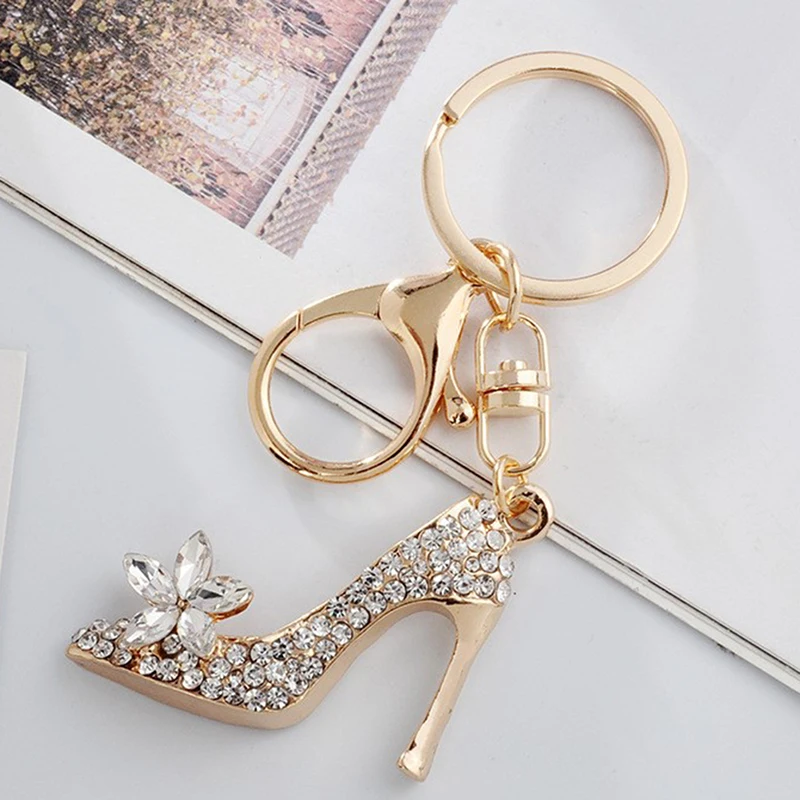 High Heel Shoe Keychain Crystal Purse Car Key Chain Bag Decorative Alloy Keyring
High Heel Shoe Keychain Crystal Purse Car Key Chain Bag Decorative Alloy Keyring