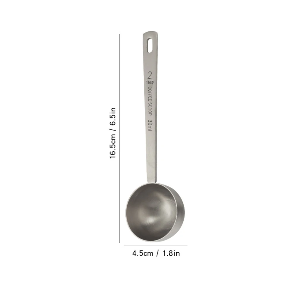 15/30ml Coffee Bean Scoop Stainless Steel Measuring Spoon Tablespoon Long Handle Milk Powder Spoon Kitchen Roasting Accessory
15/30ml Coffee Bean Scoop Stainless Steel Measuring Spoon Tablespoon Long Handle Milk Powder Spoon Kitchen Roasting Accessory