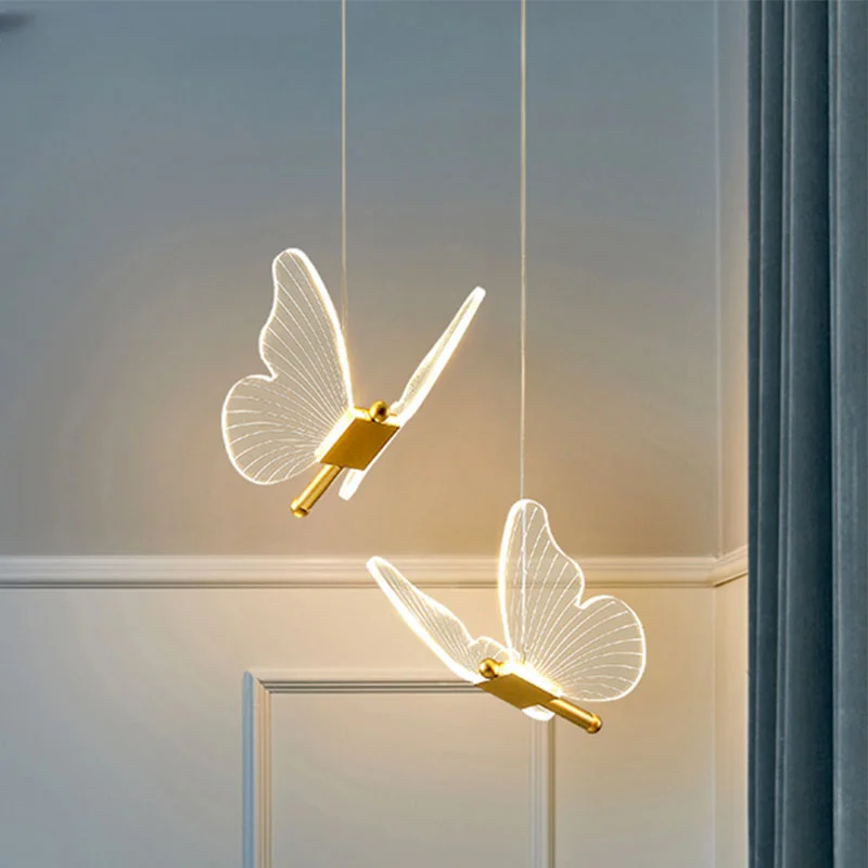 Led Butterfly Pendant Lights Nordic Indoor Lighting Hanging Lamp Living Dining Table Room Bedside Decoration Pendant Light
Led Butterfly Pendant Lights Nordic Indoor Lighting Hanging Lamp Living Dining Table Room Bedside Decoration Pendant Light