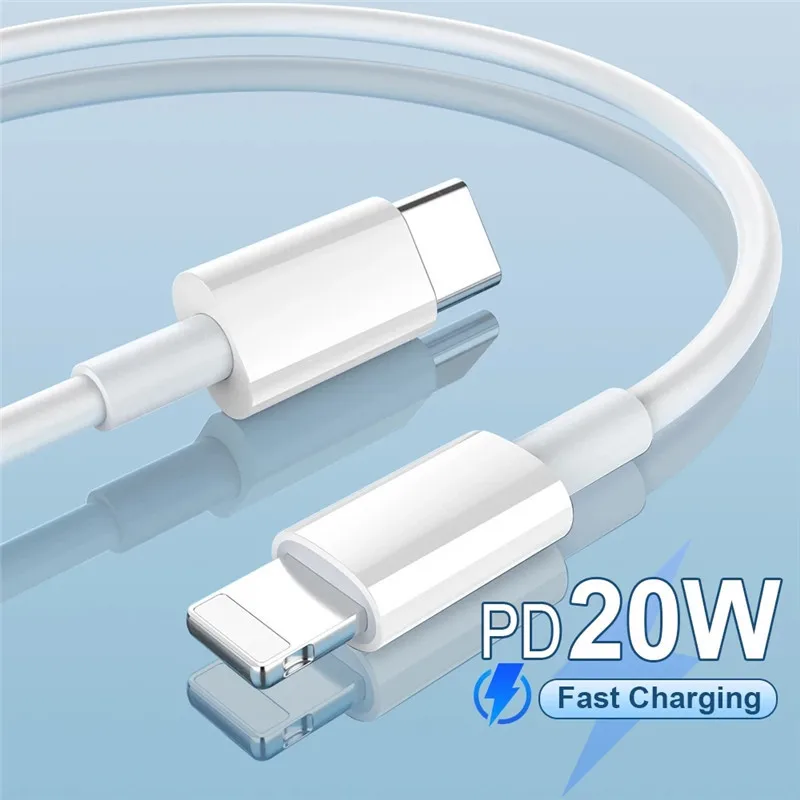 PD 20W USB C Cable for iPhone Type C To 8 Pin Phone Charger Kable TPE Quick Fast Charging Cord For iPhone 14 13 12 Pro Max
PD 20W USB C Cable for iPhone Type C To 8 Pin Phone Charger Kable TPE Quick Fast Charging Cord For iPhone 14 13 12 Pro Max