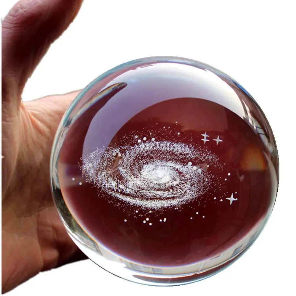 3D Galaxy 80/60mm Crystal Glass Ball with Crystal Base Learning Toy Kids Educational Gift
3D Galaxy 80/60mm Crystal Glass Ball with Crystal Base Learning Toy Kids Educational Gift