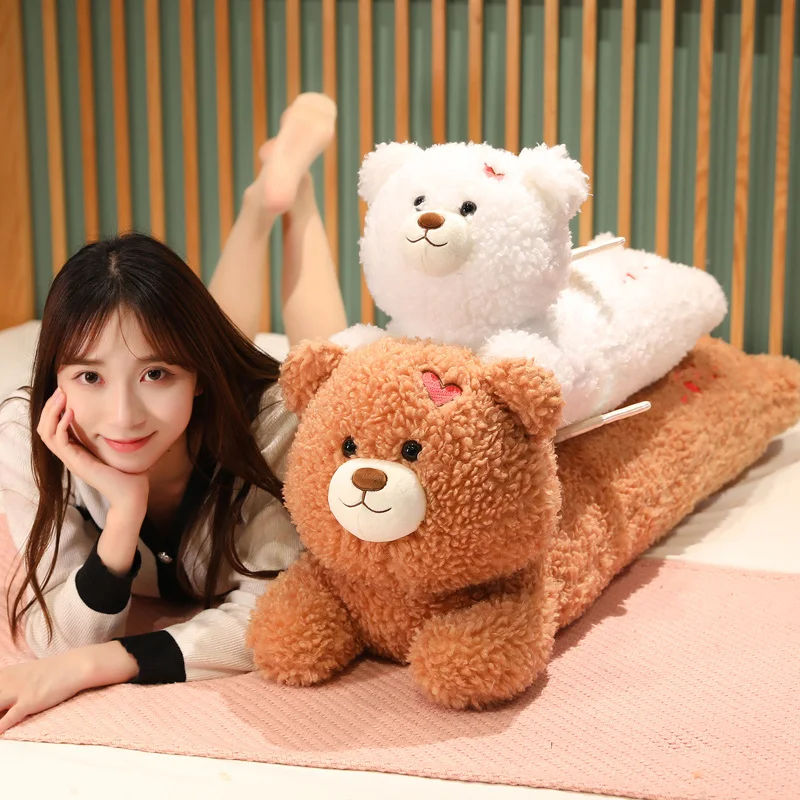 80~120cm Long Giant Bear Plush Toy Cylidrical Animal Bolster Pillow Koala Stuffed Plushie Children Sleeping Friend
80~120cm Long Giant Bear Plush Toy Cylidrical Animal Bolster Pillow Koala Stuffed Plushie Children Sleeping Friend