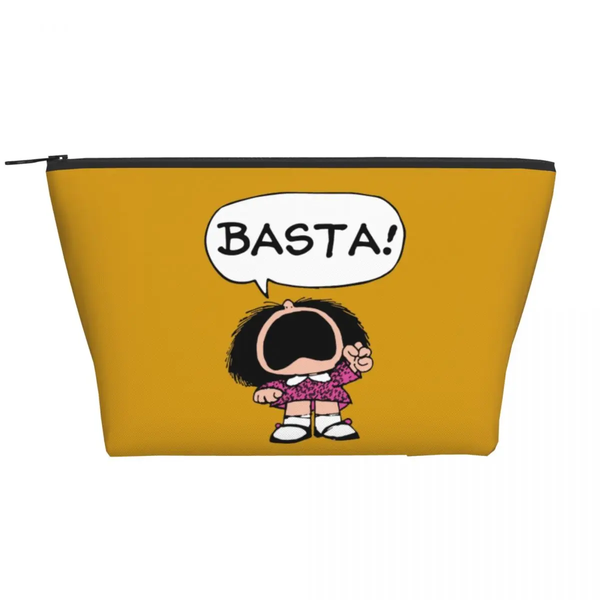 Custom Mafalda Basta Toiletry Bag Women Quino Argentina Cartoon Cosmetic Makeup Organizer Lady Beauty Storage Dopp Kit Box
Custom Mafalda Basta Toiletry Bag Women Quino Argentina Cartoon Cosmetic Makeup Organizer Lady Beauty Storage Dopp Kit Box
