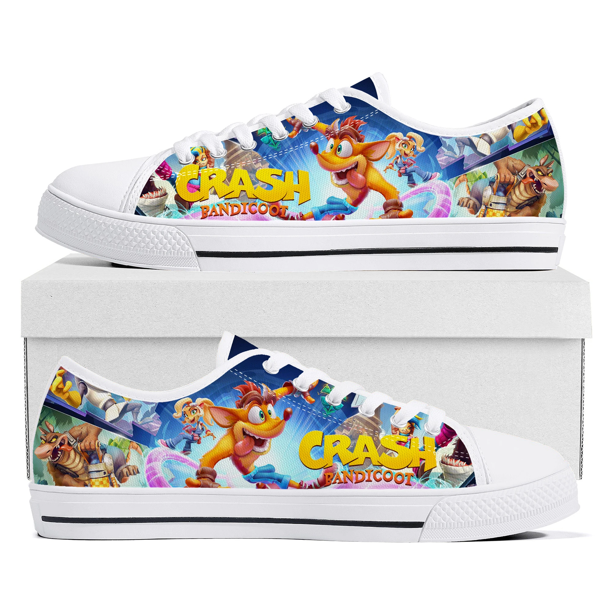 Crash Bandicoot Low Top Sneakers Cartoon Game Womens Mens Teenager High Quality Canvas Sneaker Couple Fashion Custom Built Shoes
Crash Bandicoot Low Top Sneakers Cartoon Game Womens Mens Teenager High Quality Canvas Sneaker Couple Fashion Custom Built Shoes