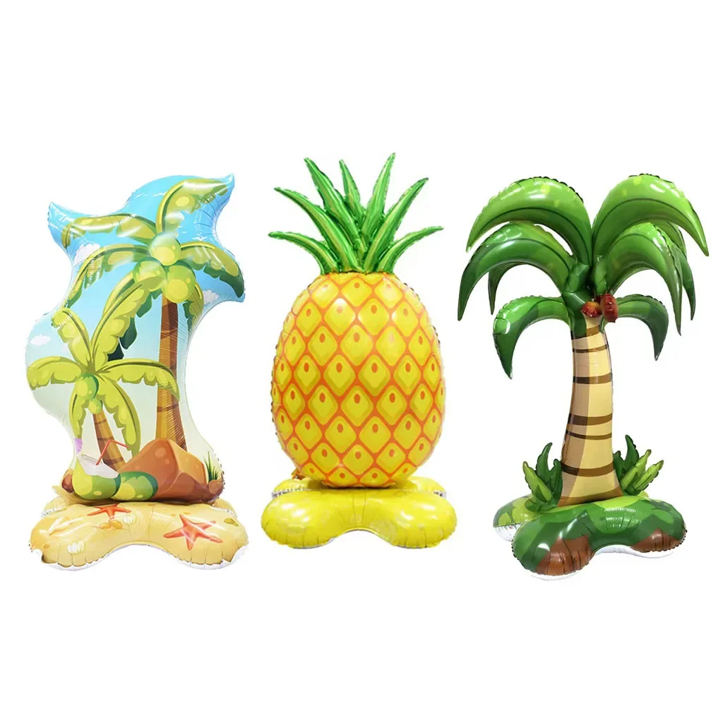 Стоячие Гавайские воздушные шары Aloha кокосовое дерево ананас медведь украшения
