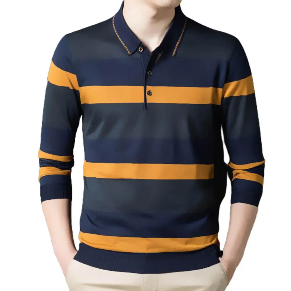 Рубашка-поло мужская с длинным рукавом, модная уличная одежда в Корейском стиле, деловой Повседневный свободный Приталенный топ, весна-осень
Рубашка-поло мужская с длинным рукавом, модная уличная одежда в Корейском стиле, деловой Повседневный свободный Приталенный топ, весна-осень