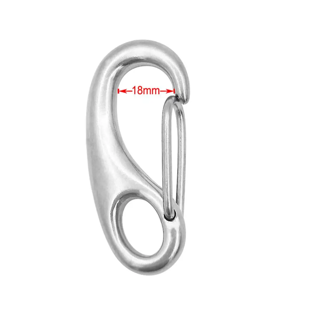 8X Marine 316 Stainless Steel Spring Snap Hooks Boat Anchor Rigging Clip
8X Marine 316 Stainless Steel Spring Snap Hooks Boat Anchor Rigging Clip