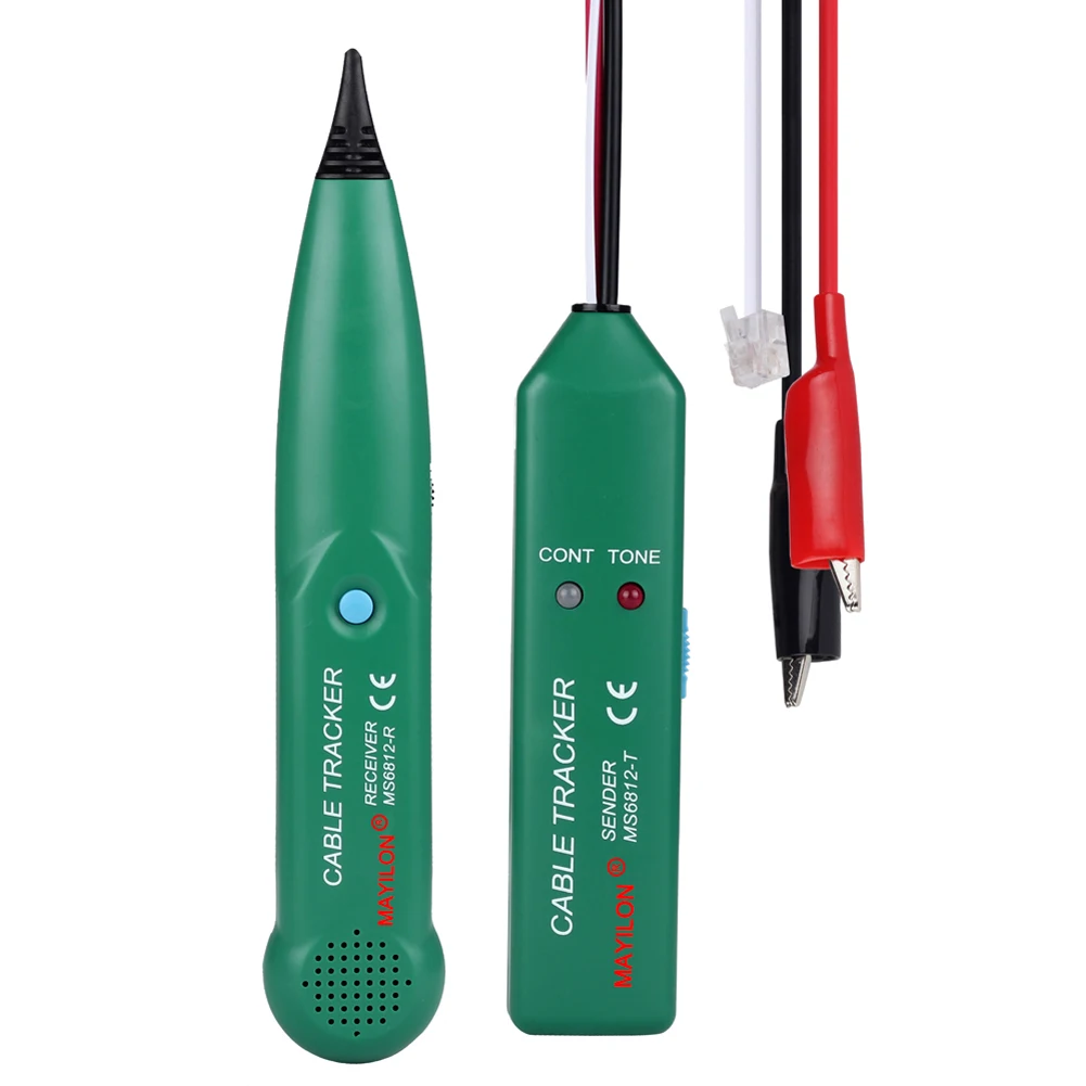 MS6812 Cable Tracker Tester Professional Line LAN detector UTP Telephone Wire Tracer Breakpoint location Diagnose Tone
MS6812 Cable Tracker Tester Professional Line LAN detector UTP Telephone Wire Tracer Breakpoint location Diagnose Tone