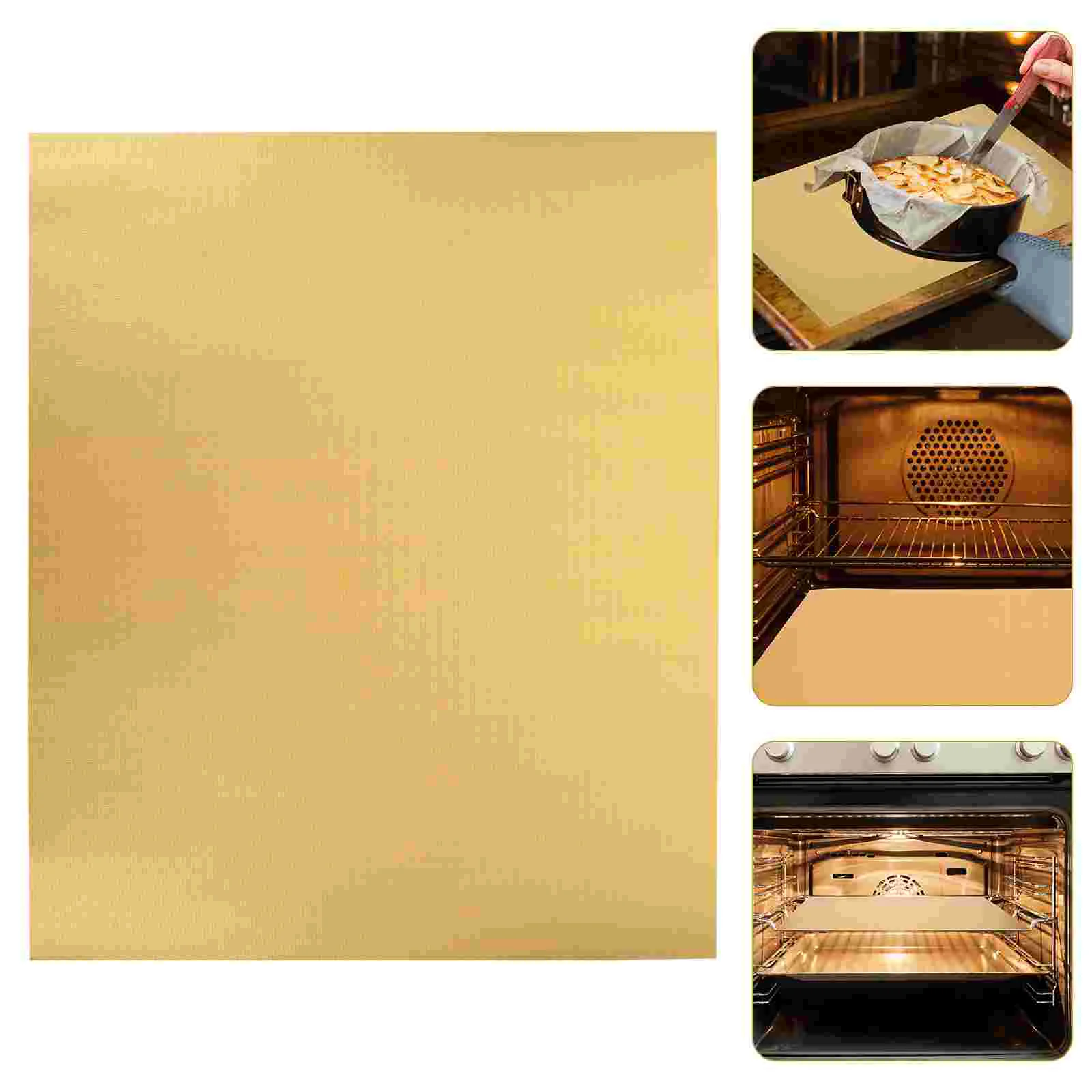 5 шт. коврик для выпечки с безопасным дном, коврик для выпечки, вкладыши для духовки для дна газовой духовки для домашней выпечки, кухни