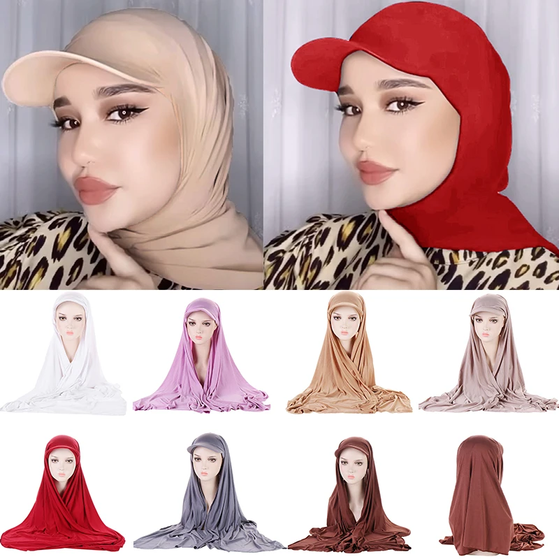 2-piece Set Hijab Turban Hat Vintage Baseball Hat for Women Shawl Bandana Instant Hijab Scarf Sun Protection Sports Style Cap
2-piece Set Hijab Turban Hat Vintage Baseball Hat for Women Shawl Bandana Instant Hijab Scarf Sun Protection Sports Style Cap
