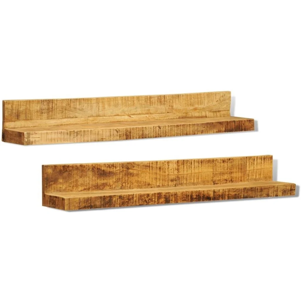 Solid Wood Wall Mounted Display Shelf 2 pcs
Solid Wood Wall Mounted Display Shelf 2 pcs