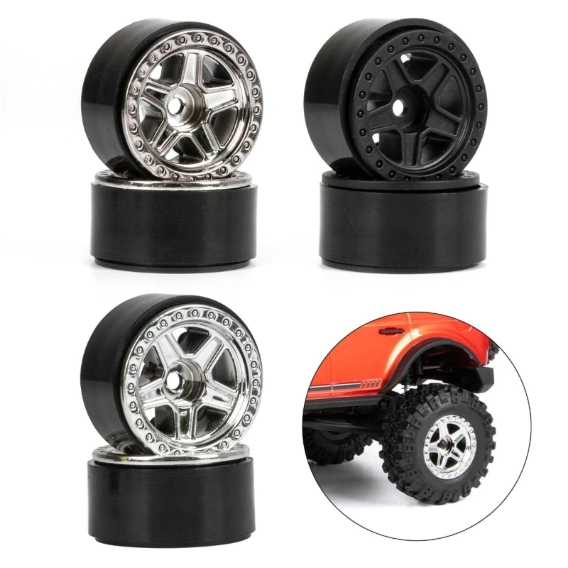 16mm 5-Spoke Nylon Wheel Rims 1.0 Inch Durable Hub with Beadlock Design for RC 1:24 Racing Rock Crawlers Car Pack of 4
16mm 5-Spoke Nylon Wheel Rims 1.0 Inch Durable Hub with Beadlock Design for RC 1:24 Racing Rock Crawlers Car Pack of 4
