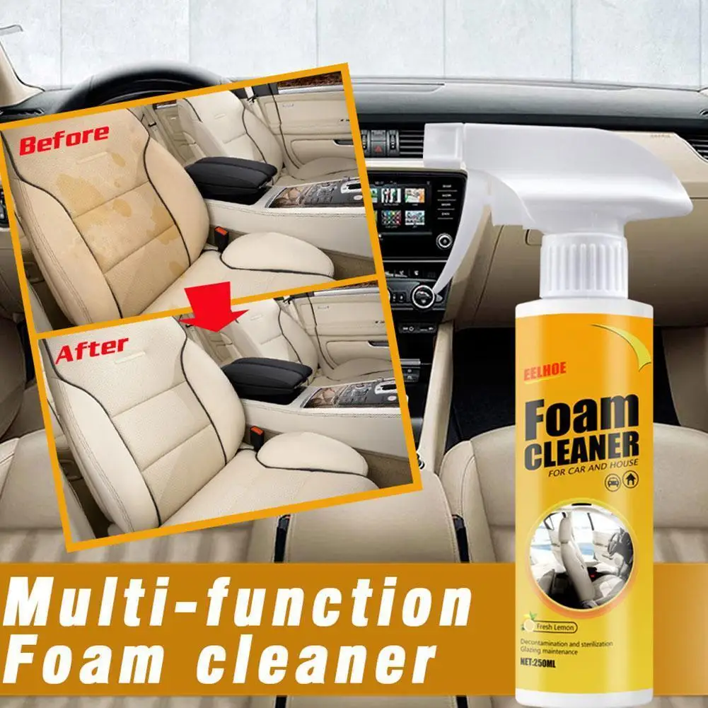 250ml Multi-purpose Foam Cleaner Anti-aging Cleaning Automoive Car Interior Powerful Seat Cleaner Kitchen Cleaning Foam Spray
250ml Multi-purpose Foam Cleaner Anti-aging Cleaning Automoive Car Interior Powerful Seat Cleaner Kitchen Cleaning Foam Spray