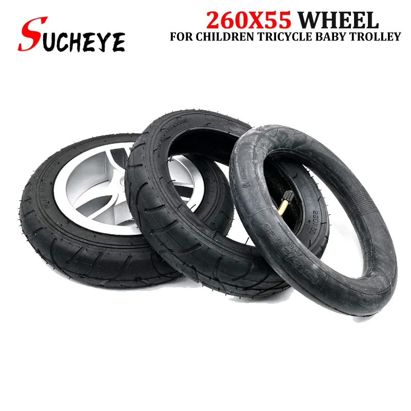 10 Inch 260x55 Inner and Outer Tyre for Children Tricycle Baby Trolley Folding Baby Cart Electric Scooter Children's Bicycle
10 Inch 260x55 Inner and Outer Tyre for Children Tricycle Baby Trolley Folding Baby Cart Electric Scooter Children's Bicycle