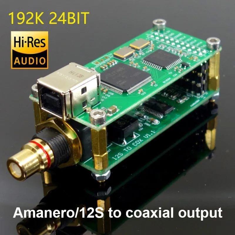 WM8805 I2S To Coaxial SPDIF Output Board Amanero Combo384 XMOS USB Digital Interface Audio Decoding Daughter Card
WM8805 I2S To Coaxial SPDIF Output Board Amanero Combo384 XMOS USB Digital Interface Audio Decoding Daughter Card