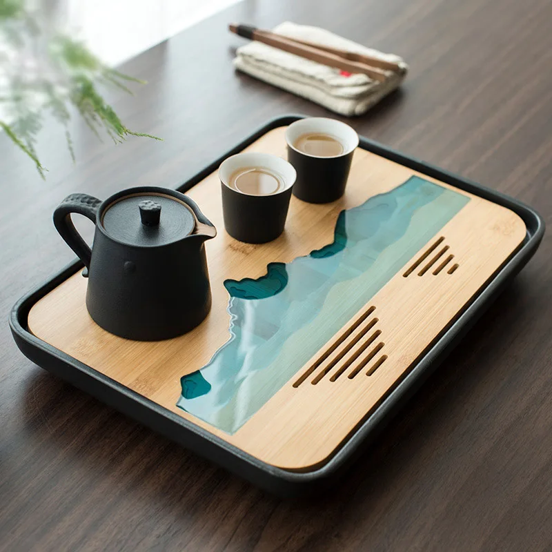 plastics and bamboo tea trays tea table handmade serving tray kung fu tea accessories
plastics and bamboo tea trays tea table handmade serving tray kung fu tea accessories