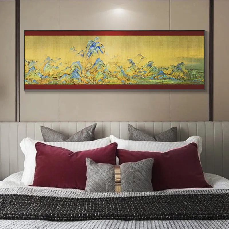 Декоративная картина в традиционном китайском стиле с изображением полевого пейзажа, настенный постер для дома, гостиной 
Декоративная картина в традиционном китайском стиле с изображением полевого пейзажа, настенный постер для дома, гостиной