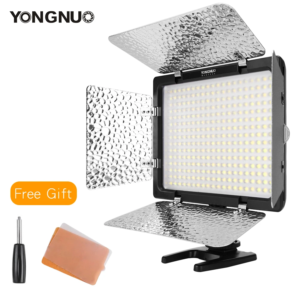 YONGNUO YN300 III YN-300 III LED Camera Video Light with Adjustable Color Temperature 3200K-5500K For Canon Nikon Pentax
YONGNUO YN300 III YN-300 III LED Camera Video Light with Adjustable Color Temperature 3200K-5500K For Canon Nikon Pentax