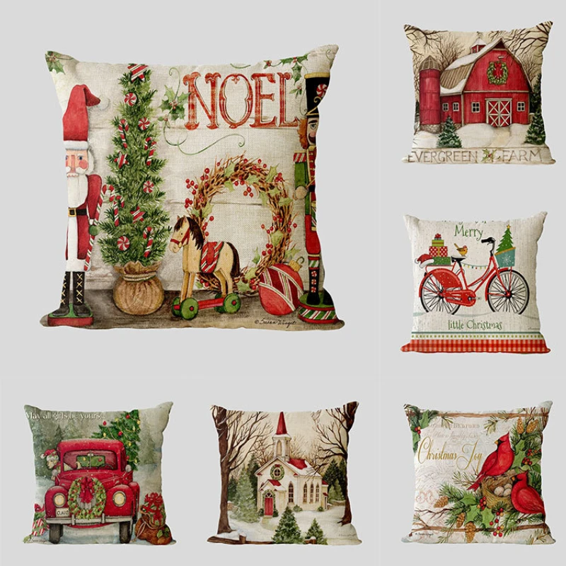 Cartoon Christmas Style Cushion Cover Printed Throw Pillows Living Room Decorative Linen Pillow Case 45cm*45cm
Cartoon Christmas Style Cushion Cover Printed Throw Pillows Living Room Decorative Linen Pillow Case 45cm*45cm