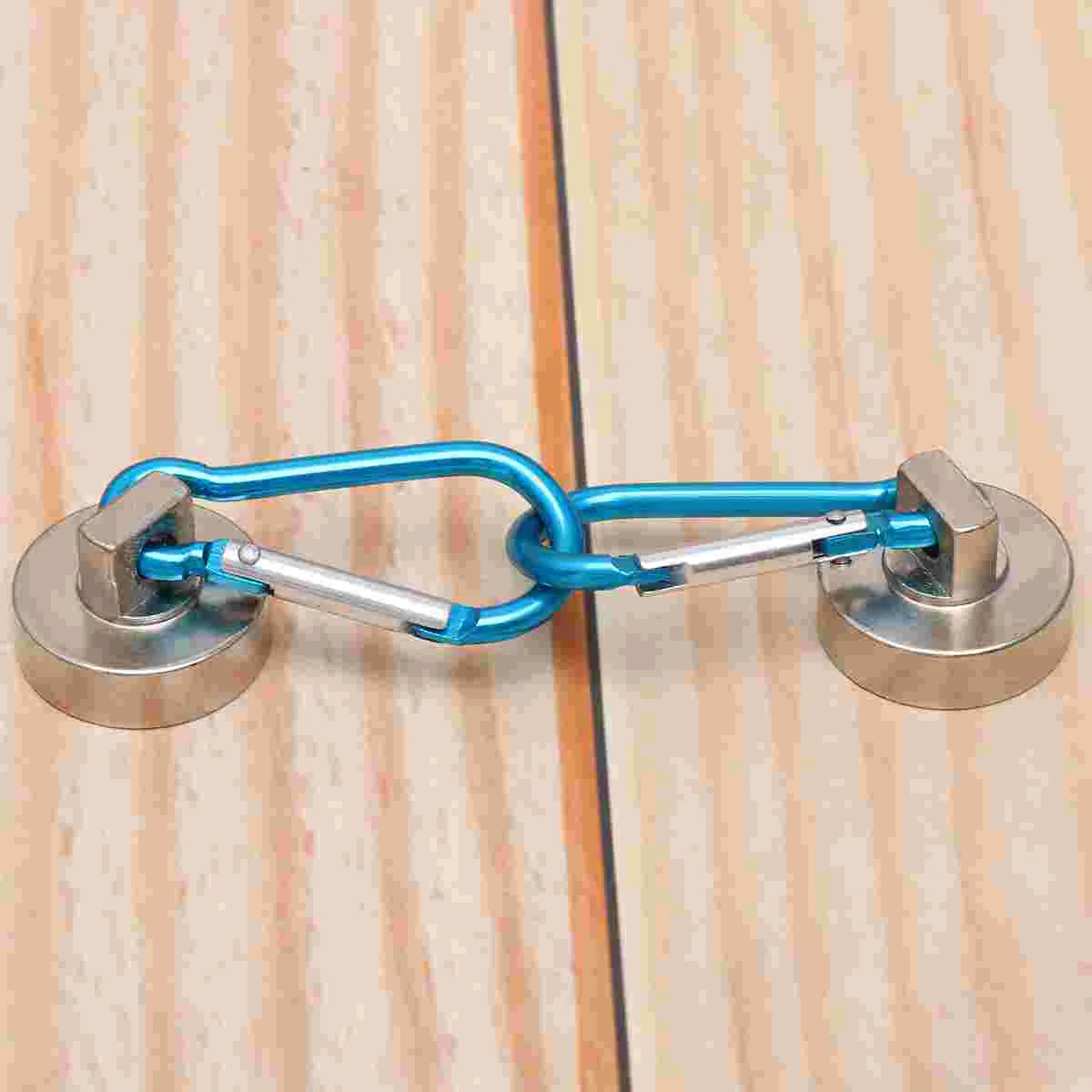 2 Pcs Magnetic Hooks 22kg Heavy Duty Magnet with Swiveling Carabiner Magnet Snap Hook for Indoor/Outdoor Hanging Bag Kitchen
2 Pcs Magnetic Hooks 22kg Heavy Duty Magnet with Swiveling Carabiner Magnet Snap Hook for Indoor/Outdoor Hanging Bag Kitchen