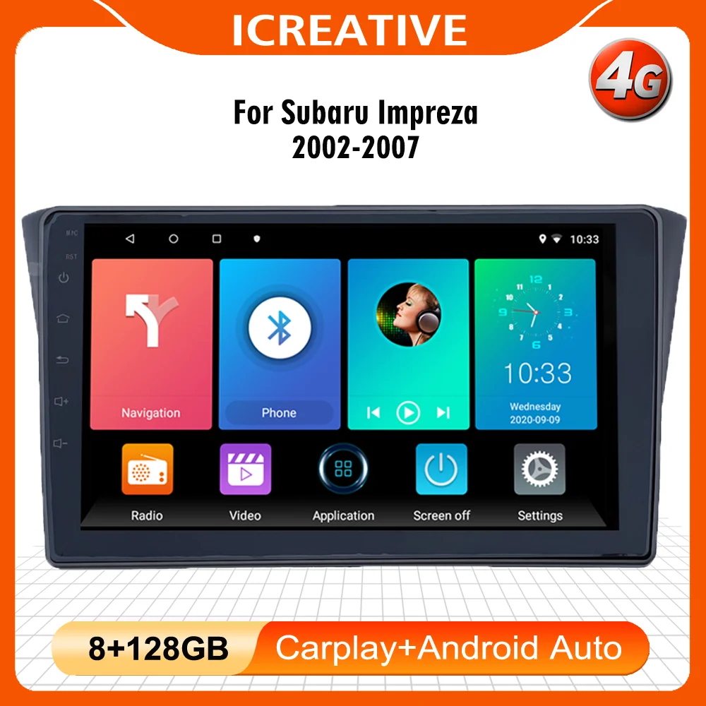 For Subaru Impreza GD GG 2002 - 2007 2 Din 4G Carplay Car Radio Multimedia Player Navigation GPS Android Head Unit With Frame
For Subaru Impreza GD GG 2002 - 2007 2 Din 4G Carplay Car Radio Multimedia Player Navigation GPS Android Head Unit With Frame