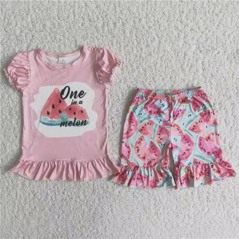 wholesale kids clothing set casual wear girl outfit cotton short sleeve t shirt and shorts watermelon children clothing set
wholesale kids clothing set casual wear girl outfit cotton short sleeve t shirt and shorts watermelon children clothing set