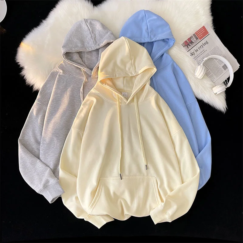 Privathinker Korean Women Oversized Hoodies Solid Colors Woman Casual Hooded Sweatshirts 2022 Autumn Girls Female Pullovers
Privathinker Korean Women Oversized Hoodies Solid Colors Woman Casual Hooded Sweatshirts 2022 Autumn Girls Female Pullovers