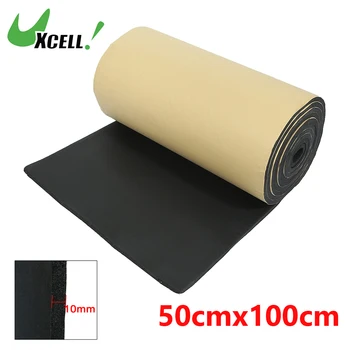 Uxcell 10mmx50cmx100cm 5.4sqft Car Thermal Insulation 10mm Soundproof Fire Absorbing Material Deadener Mat Sound Barrier