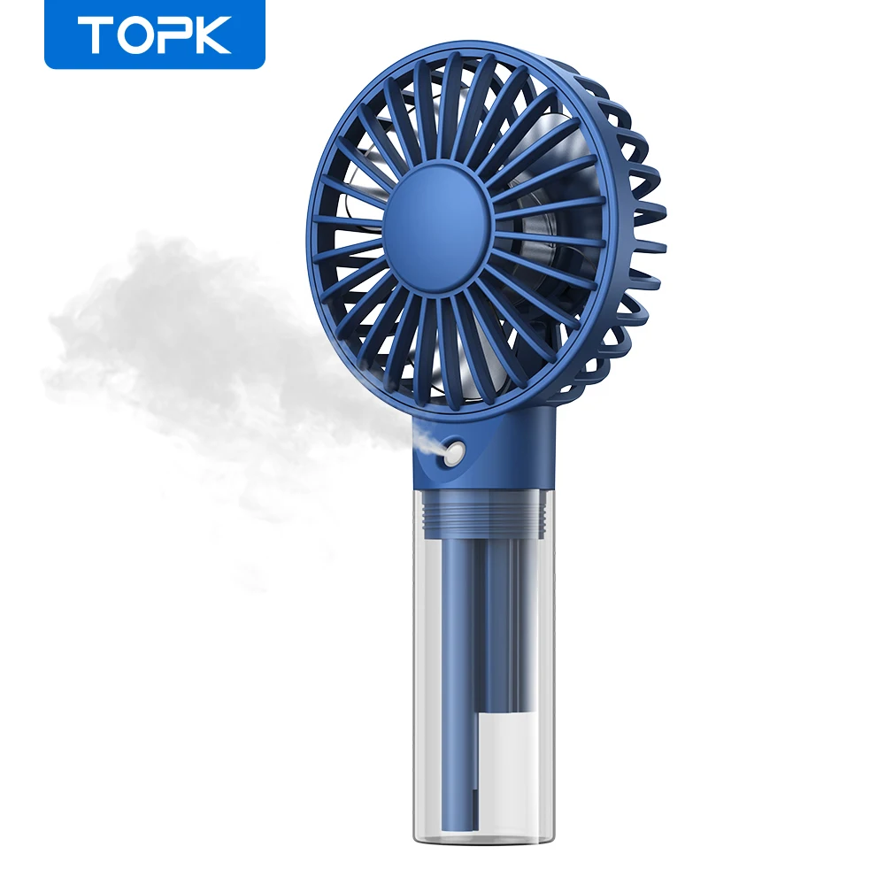 TOPK Мини-вентилятор с водяным туманом 2000 мАч
TOPK Мини-вентилятор с водяным туманом 2000 мАч