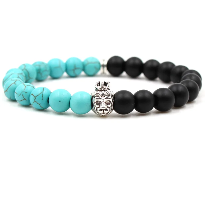 Retro lion head crown bracelet 8mm ladies jewelry natural lava stone bead bracelet men's accessories fashion jewelry couple gift
Retro lion head crown bracelet 8mm ladies jewelry natural lava stone bead bracelet men's accessories fashion jewelry couple gift