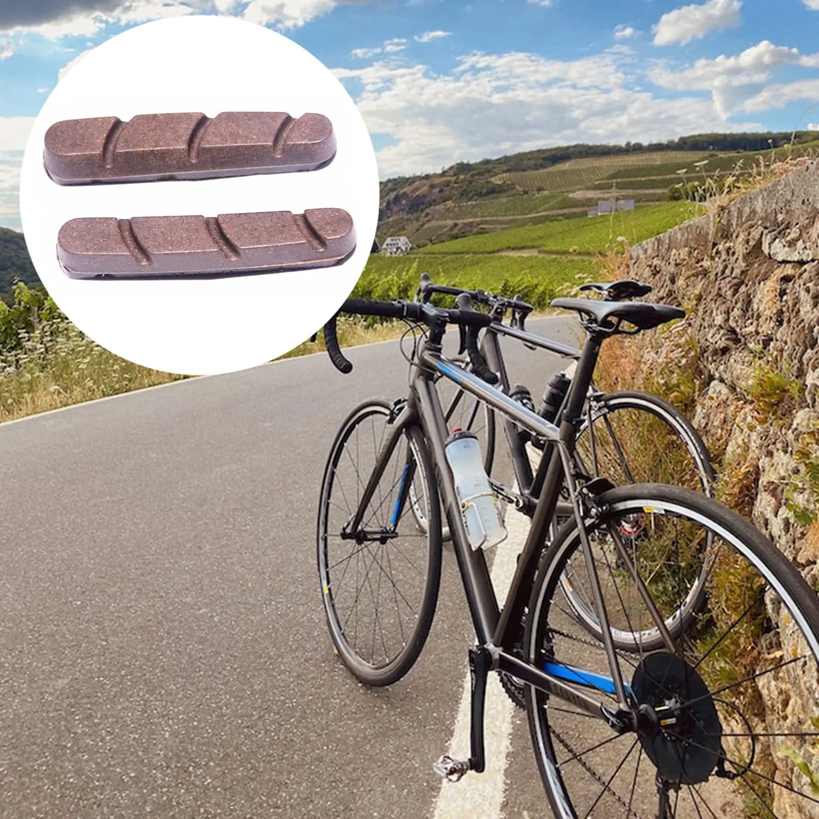 1pair Road Bike Breake Pads Shoes For Carbon Rims Hot Sale Carbon Rim Wheels Brake Pads-Braided Composite For 105/Ultagra/ Sr A
1pair Road Bike Breake Pads Shoes For Carbon Rims Hot Sale Carbon Rim Wheels Brake Pads-Braided Composite For 105/Ultagra/ Sr A