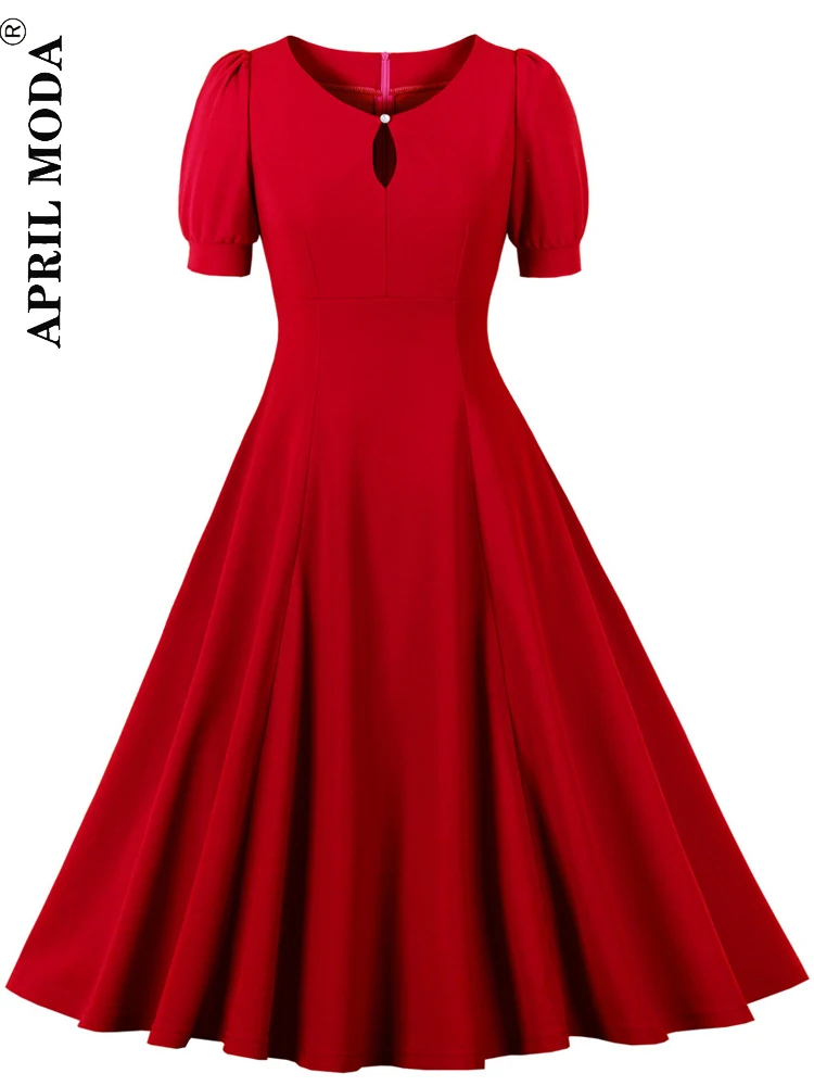 2023 Elegant Solid Vintage Swing Party Dress 50s 60s High Waist Red Pin Up Midi Short Short Prom Gowns Costume Casual Sundress
2023 Elegant Solid Vintage Swing Party Dress 50s 60s High Waist Red Pin Up Midi Short Short Prom Gowns Costume Casual Sundress