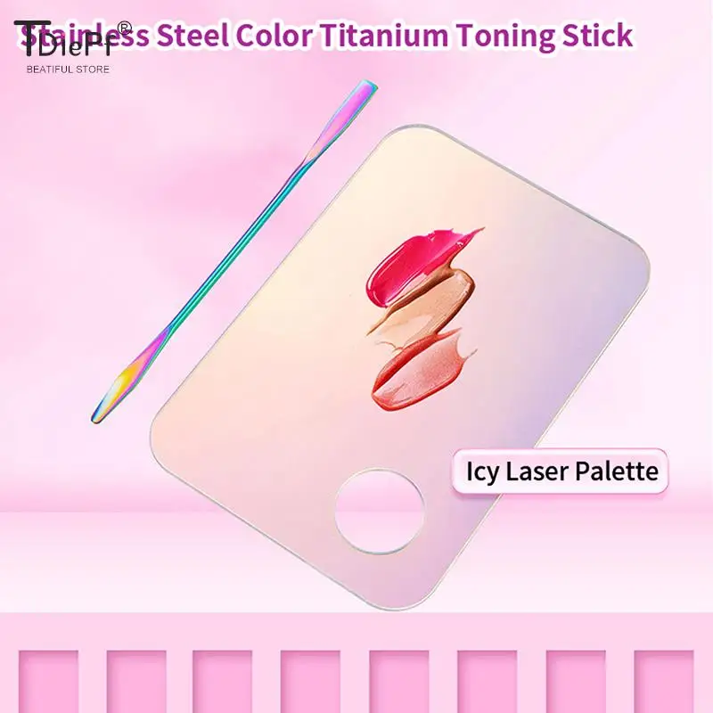 1/2Pcs Acrylic Makeup Color Mixing Palette With Spatula Mixing Foundation Lip Colors Eye Shadow Nail Art Palette Cosmetic Tool
1/2Pcs Acrylic Makeup Color Mixing Palette With Spatula Mixing Foundation Lip Colors Eye Shadow Nail Art Palette Cosmetic Tool