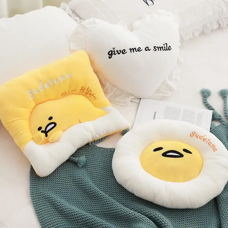 Kawaii Sanrios Anime Gudetama Plush Toy Cute Cartoon Cushion Office Seat Backrest Pillow Floor Cushion Birthday Gift
Kawaii Sanrios Anime Gudetama Plush Toy Cute Cartoon Cushion Office Seat Backrest Pillow Floor Cushion Birthday Gift
