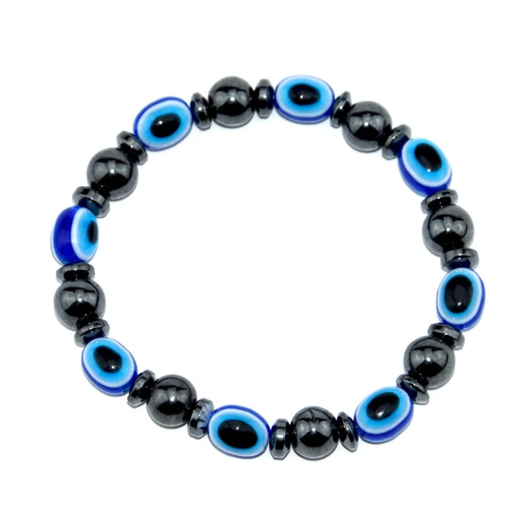 Accessories magnetic black stone magnet elastic bracelet resin eyes flat bead hand ornaments Bracelet men women charm bracelet 
Accessories magnetic black stone magnet elastic bracelet resin eyes flat bead hand ornaments Bracelet men women charm bracelet