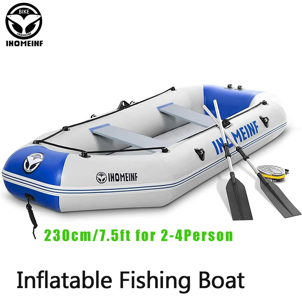 230cm/7.5ft Outdoor Water Inflatable Boat Pvc Wear-Resistant Fishing Boat 2-4Person Drifting Sports Ship From Overseas Warehouse
230cm/7.5ft Outdoor Water Inflatable Boat Pvc Wear-Resistant Fishing Boat 2-4Person Drifting Sports Ship From Overseas Warehouse