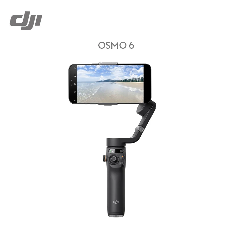 

DJI Osmo Mobile 6 3-Axis Foldable Handheld Gimbal Magnetic Design Active Track 5.0 Portable OM 5 Original Brand New In Stock