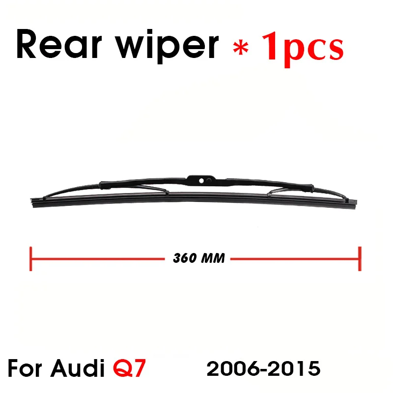 Автомобильные стеклоочистители заднего стекла Лобовое стекло стеклоочистители для Audi Q7 хэтчбек 360 мм 2006-2015 автомобильные аксессуары
Автомобильные стеклоочистители заднего стекла Лобовое стекло стеклоочистители для Audi Q7 хэтчбек 360 мм 2006-2015 автомобильные аксессуары