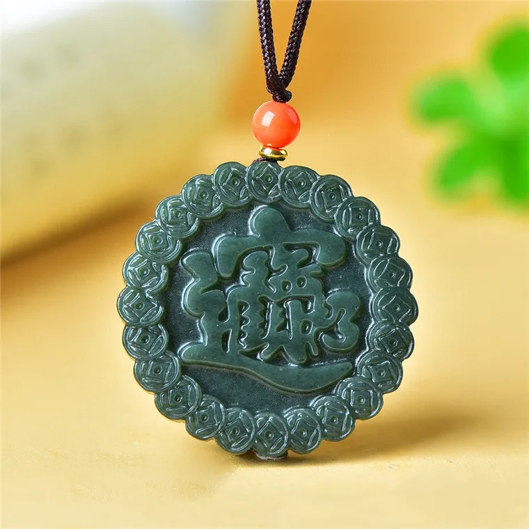 

Xinjiang Hotan Jade Sapphire Treasure Brand Pendant Men's and Women's Money Transfer Versatile Pendant Jewelry