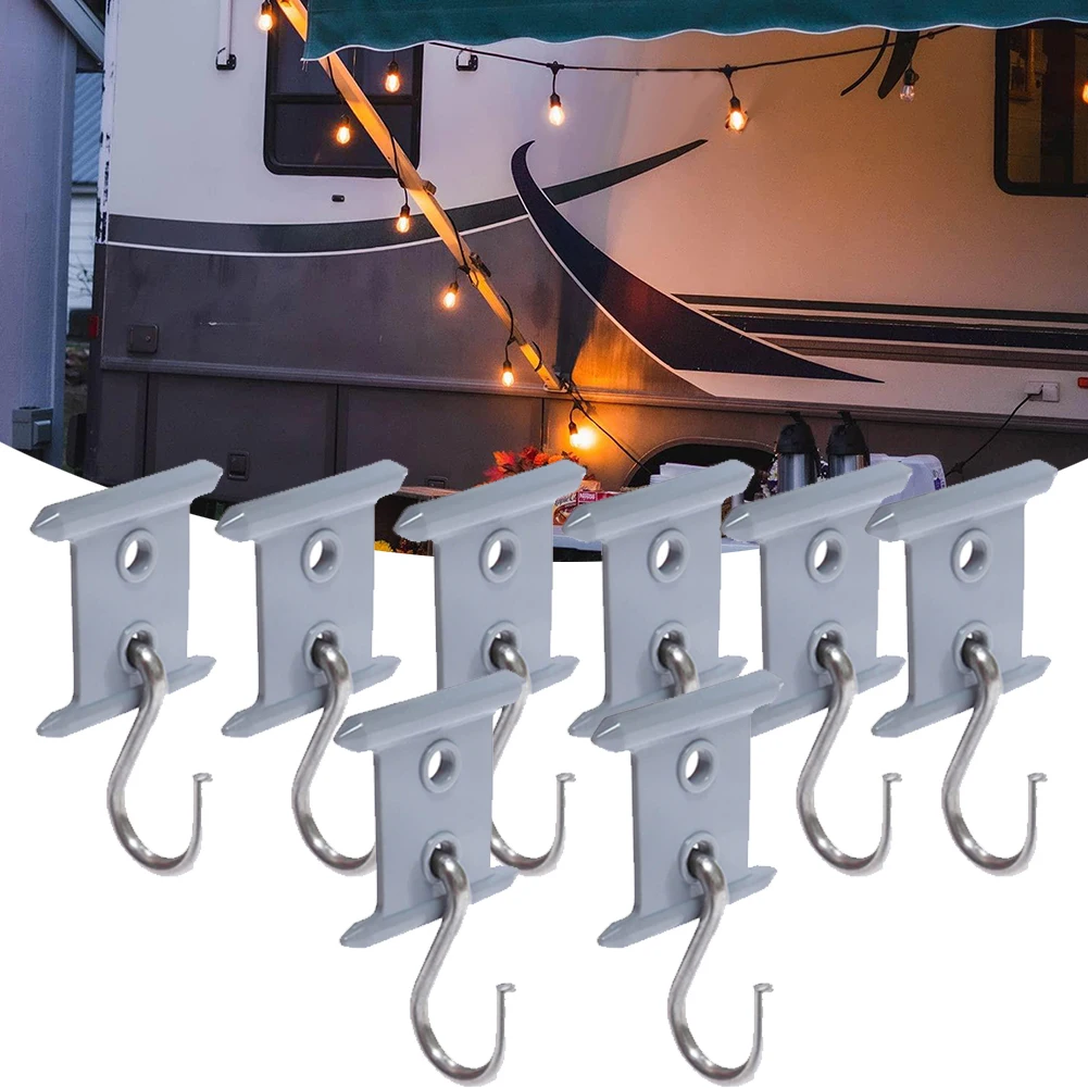 8Pcs Camping Awning Hooks Clips RV Tent Hangers Light Hangers For Caravan Camper Awning Camping Accessory Hooks
8Pcs Camping Awning Hooks Clips RV Tent Hangers Light Hangers For Caravan Camper Awning Camping Accessory Hooks