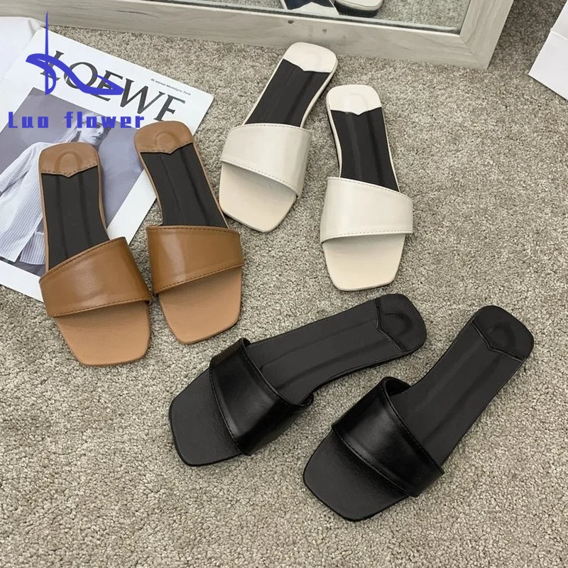 2022 Fashion Women Summer Slipper Square Toe Slippers Slip on Flat Slide Sandals Beach Flip Flops Casual Shoes Ladies T
2022 Fashion Women Summer Slipper Square Toe Slippers Slip on Flat Slide Sandals Beach Flip Flops Casual Shoes Ladies T