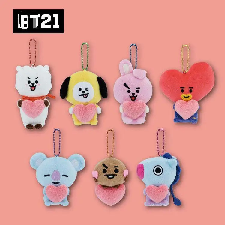 KPOP Bangtan Boys Japan limited doll cartoon love doll plush puppet pendant cute backpack jewelry gift SUGA JIMIN fan collection
KPOP Bangtan Boys Japan limited doll cartoon love doll plush puppet pendant cute backpack jewelry gift SUGA JIMIN fan collection