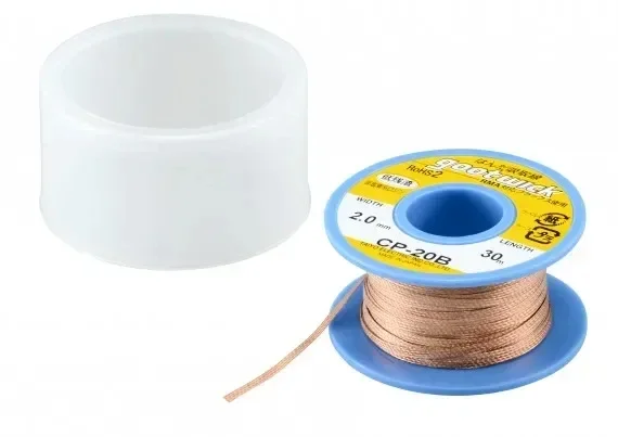 GootWick CP-15B 20B 25B 30B 35B Скрутка для удаления олова
GootWick CP-15B 20B 25B 30B 35B Скрутка для удаления олова