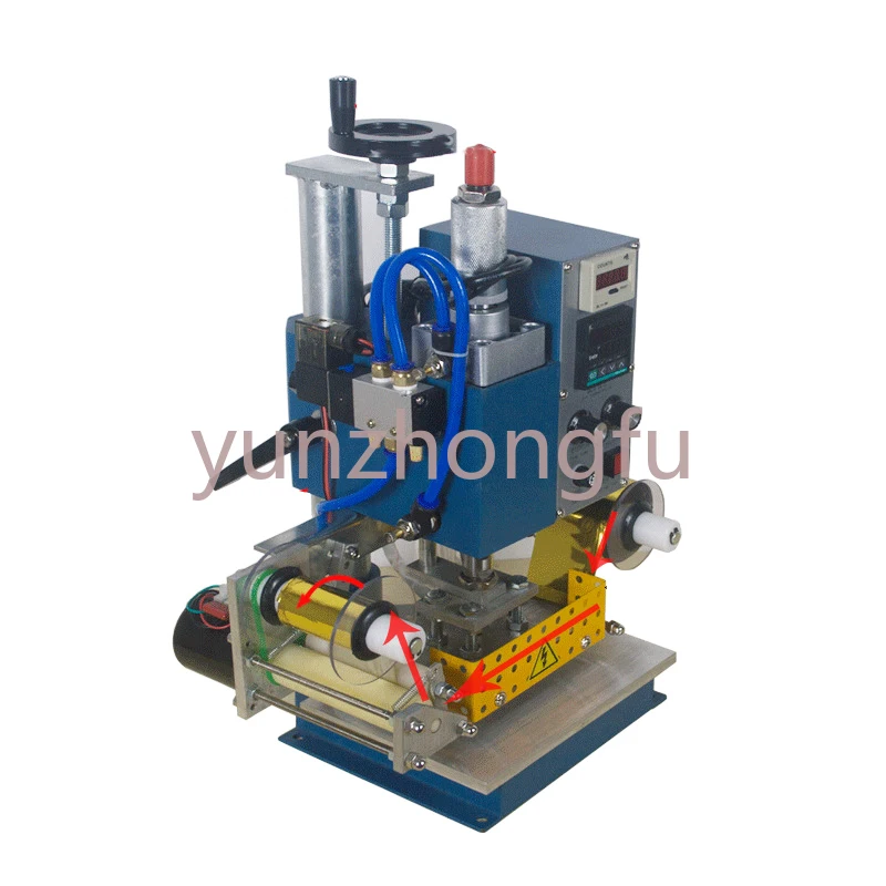 Pneumatic Printing Machine 130*100MM, Printer Leather, Creasing, Hot Foil Stamping Machine Press Marking 220V 400W 
Pneumatic Printing Machine 130*100MM, Printer Leather, Creasing, Hot Foil Stamping Machine Press Marking 220V 400W