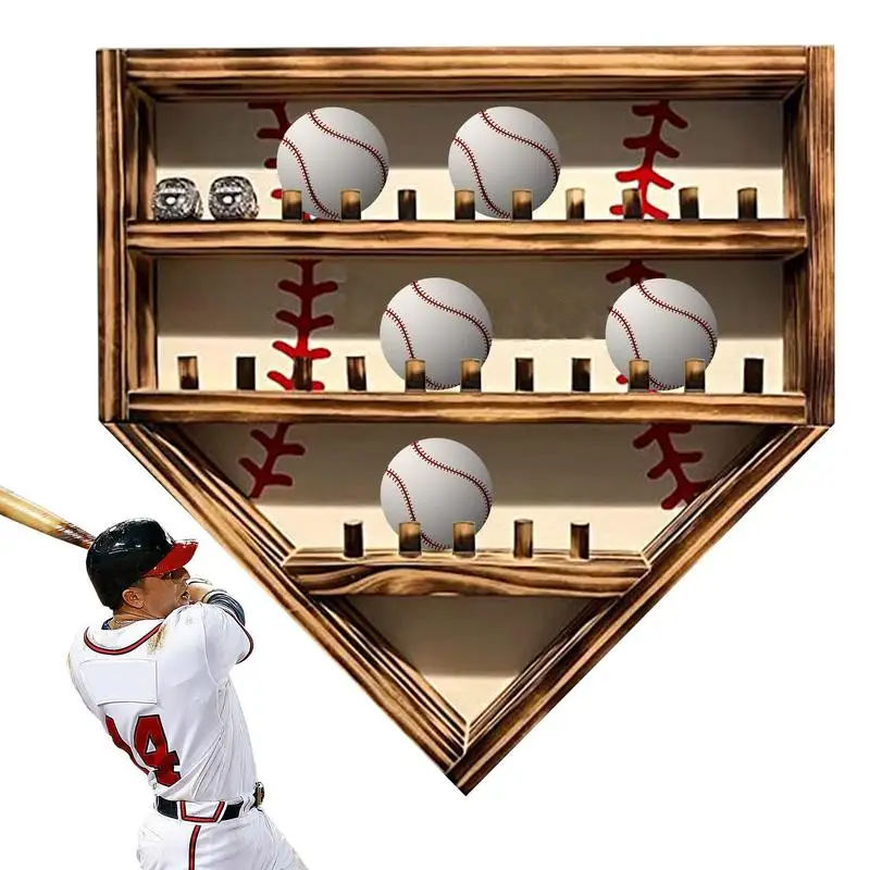 Baseball Holder Stand Large Capacity Wooden Organizer For Softball Rustic Style Baseball Display Tray Small Ball Storage Room
Baseball Holder Stand Large Capacity Wooden Organizer For Softball Rustic Style Baseball Display Tray Small Ball Storage Room