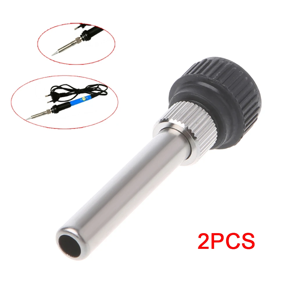 2Pcs Soldering Station Iron Handle Adapter Bushing For 852D 936 937D 898D 907 938 ESD Iron Head Cannula Iron Tip Bushing
2Pcs Soldering Station Iron Handle Adapter Bushing For 852D 936 937D 898D 907 938 ESD Iron Head Cannula Iron Tip Bushing