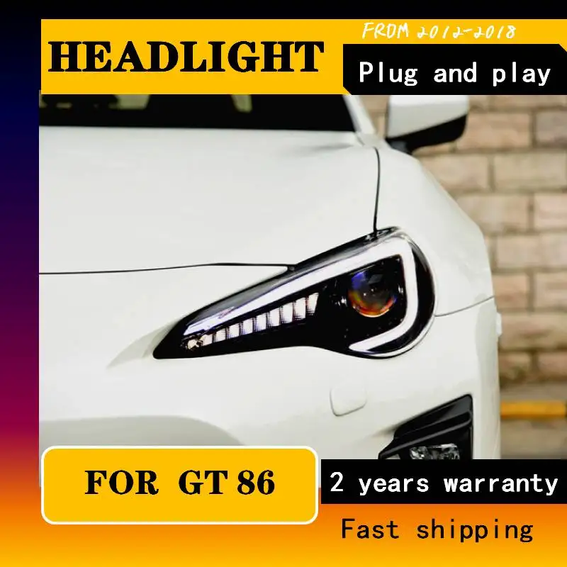Car Styling For FOR Toyota FT GT 86 FT86 GT86 Subaru BRZ 2012-2018 Headlights LED Headlight DRL Lens Double Beam
Car Styling For FOR Toyota FT GT 86 FT86 GT86 Subaru BRZ 2012-2018 Headlights LED Headlight DRL Lens Double Beam