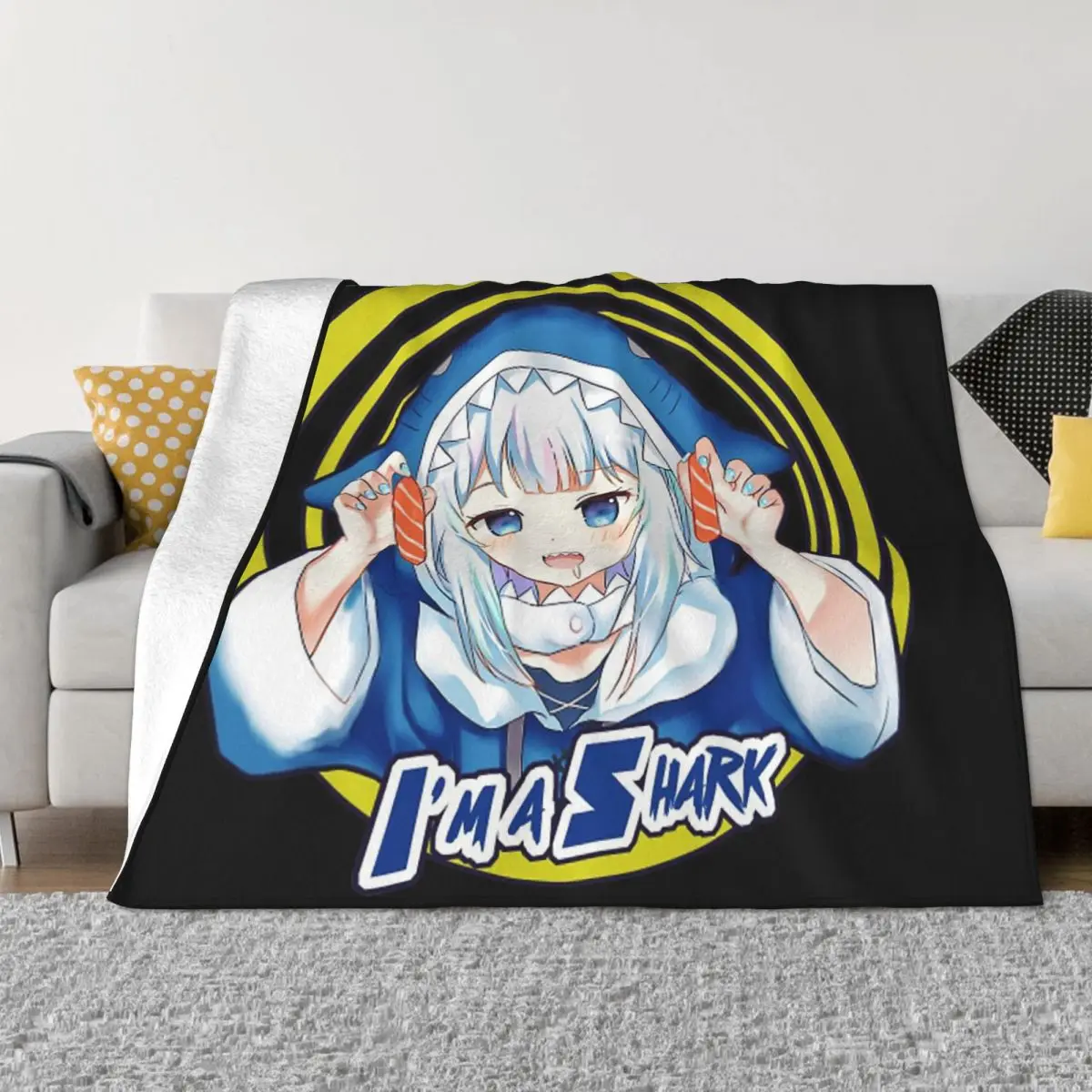 Hololive Kawaii Virtual Idol Gawr Gura Blanket Flannel Cozy Soft FLeece Bedspread
Hololive Kawaii Virtual Idol Gawr Gura Blanket Flannel Cozy Soft FLeece Bedspread