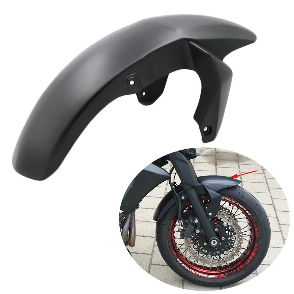 

Front Tire Fender Mudflap Splash Guard Front wheel Fender Mudguard for Kawasaki ER6N ER-6N ER6F ER-6F Ninja 650R 2012 - 2016