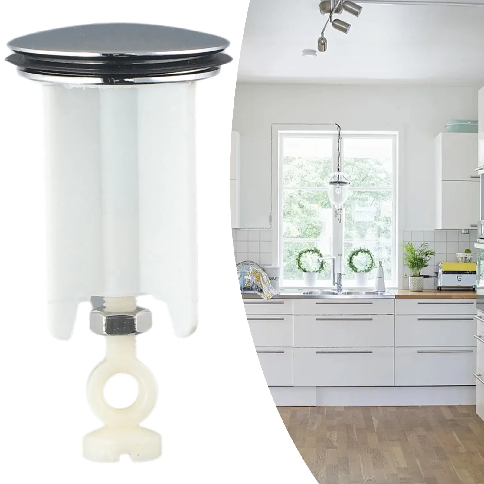 High Quality Brand New Wash Basin Plug Sink Plug White Fittings Pop-Up Plug Portable Replacement Universal 40mm
High Quality Brand New Wash Basin Plug Sink Plug White Fittings Pop-Up Plug Portable Replacement Universal 40mm